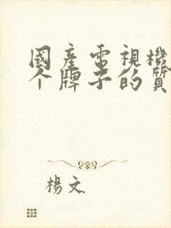 国产电视机是哪个牌子的质量好