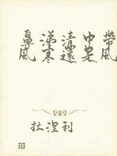 鼻涕清中带黄是风寒还是风热