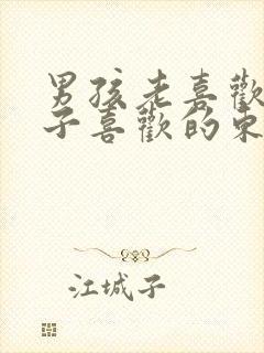 男孩老喜欢女孩子喜欢的东西