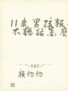 11岁男孩叛逆不听话怎么办