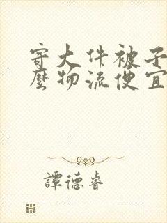 寄大件被子用什么物流便宜