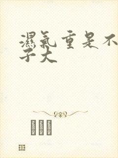 湿气重是不是肚子大