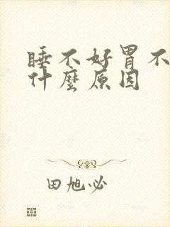 睡不好胃不舒服什么原因