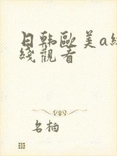 日韩欧美a级在线观看