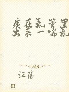 痰在气管里咳不出来一喘气咕噜咕噜封面