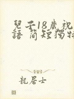 儿子18岁祝福语 简短独特