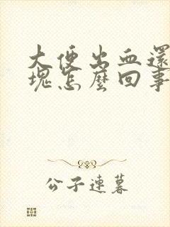 大便出血还有血块怎么回事