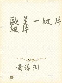 欧美一级片 特级片