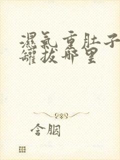 湿气重肚子大拔罐拔哪里