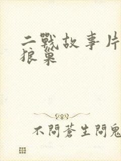 二战故事片狂战狼巢