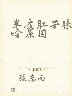 半夜肚子胀气是啥原因