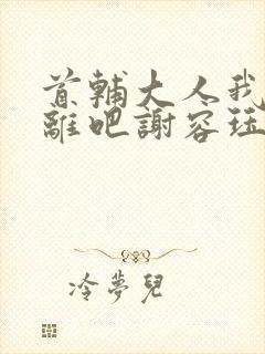 首辅大人我们和离吧谢容珏