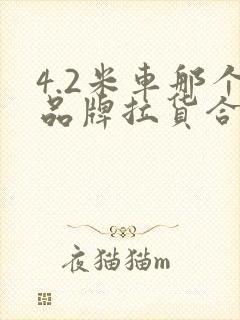 4.2米车那个品牌拉货合适