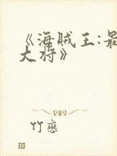 《海贼王:最强大将》