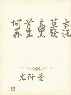 何首乌草本白发再生黑发洗发水安全吗