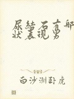 尿结石有哪些症状表现男封面