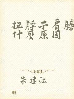 扭脖子肩膀痛是什么原因