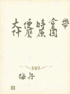 大便时会带血是什么原因封面