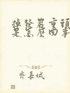 掉发严重头皮痒是怎么回事封面