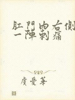 肛门内右侧突然一阵刺痛封面