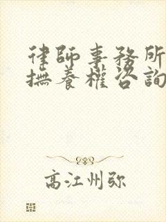 律师事务所孩子抚养权咨询