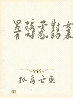 男孩子对女孩子有好感的表现