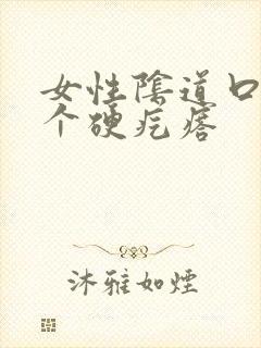 女性阴道口起了个硬疙瘩封面