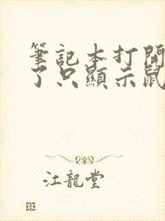 笔记本打开黑屏了只显示鼠标箭头