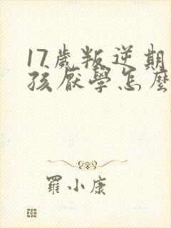 17岁叛逆期男孩厌学怎么办