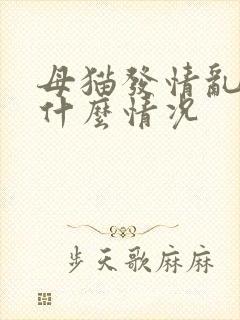 母猫发情乱尿是什么情况