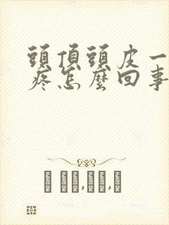 头顶头皮一摸就疼怎么回事