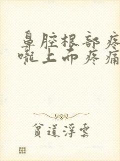 鼻腔根部疼,喉咙上面疼痛 吞口水都痛