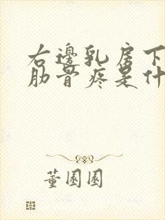 右边乳房下边的肋骨疼是什么原因