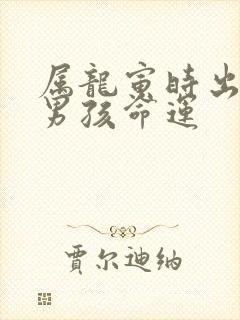 属龙寅时出生的男孩命运