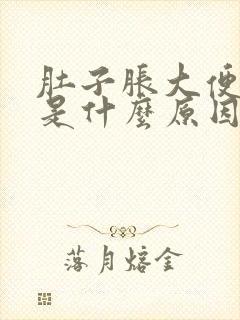 肚子胀大便变细是什么原因