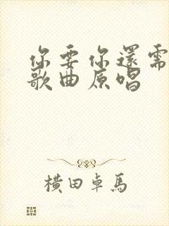 你要你还需要我歌曲原唱