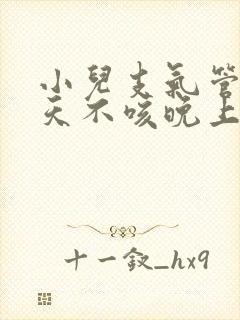 小儿支气管炎白天不咳晚上咳