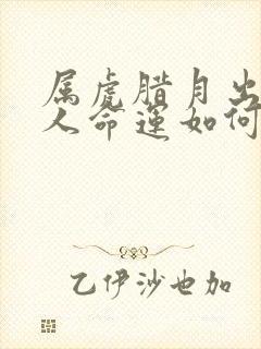 属虎腊月出生的人命运如何