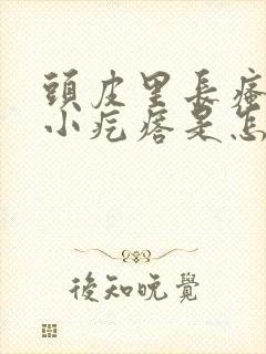 头皮里长瘙痒的小疙瘩是怎么回事