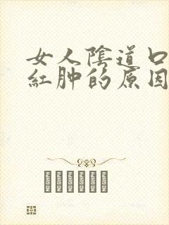 女人阴道口疙瘩红肿的原因