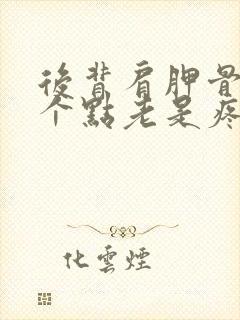 后背肩胛骨缝一个点老是疼