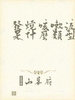 发烧咳嗽流鼻涕是什么类型感冒