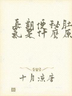 长期便秘肚子胀气是什么原因