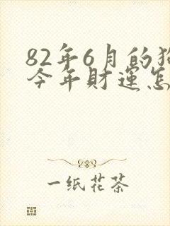 82年6月的狗今年财运怎样封面