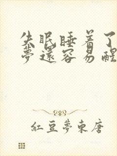 失眠睡着了很多梦还容易醒