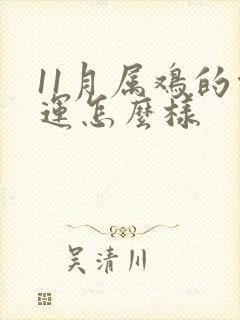 11月属鸡的命运怎么样