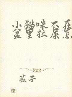 小猫咪不在猫砂盆里拉屎怎么办