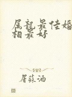 属龙最佳婚配属相最好