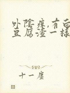 外阴痒,有白色豆腐渣一样的东西