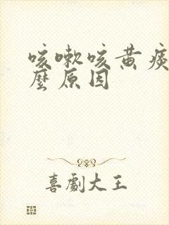 咳嗽咳黄痰是什么原因